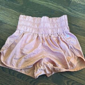 FP Movement Pink High Waist Flow Shorts